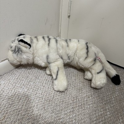 FAO Schwarz 27'' White Siberian Tiger Large Plush 2014 Toy Geoffrey Stuffed