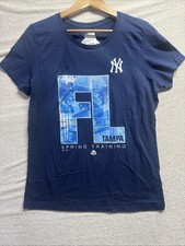 New York Yankees Women XL Majestic Spring Training Tshirt 497