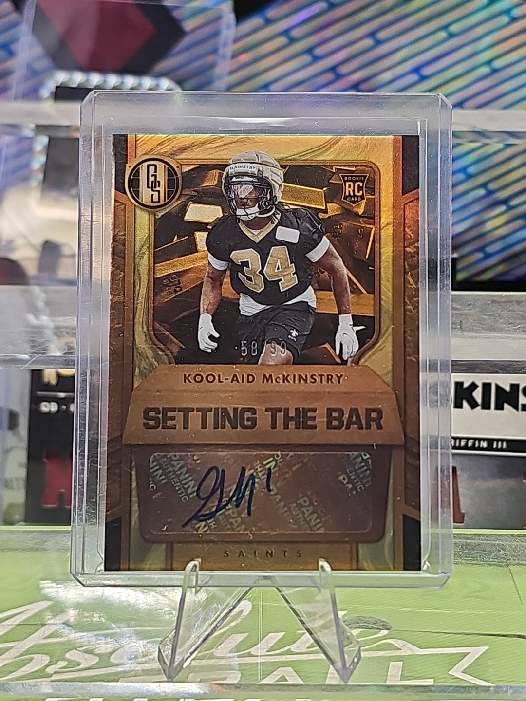 Kool-Aid McKinstry Panini Gold Standard Setting the Bar Autographs #STBKMY Base