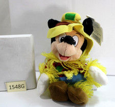 DISNEY STORE MINI BEAN BAG SCARECROW MICKEY 8" W/TAGS  PLEASE TAKE ME HOME 