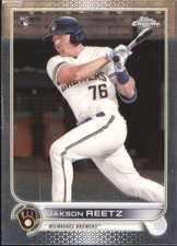2022 Topps Chrome #157 Jakson Reetz Milwaukee Brewers RC