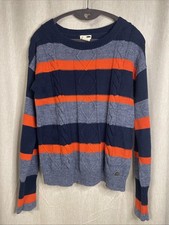 Levi  s Long Sleeve Cable Knit Striped Sweater - Size Small - Unisex