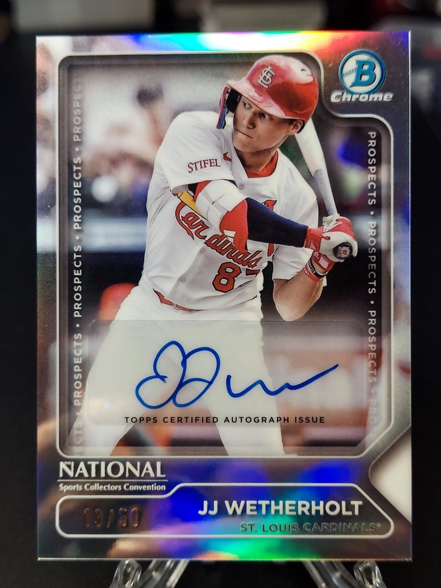 その他 topps bowman chrome JAY-Z refractor JJ WETHERHOLT 2025 Bowman Chrome National Silver Pack Refractor