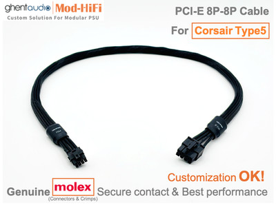  SOFT+++ PCI-E GPU 8-Pin Cable for Corsair RMx-Shift RM1000x Shift RM1200xShift