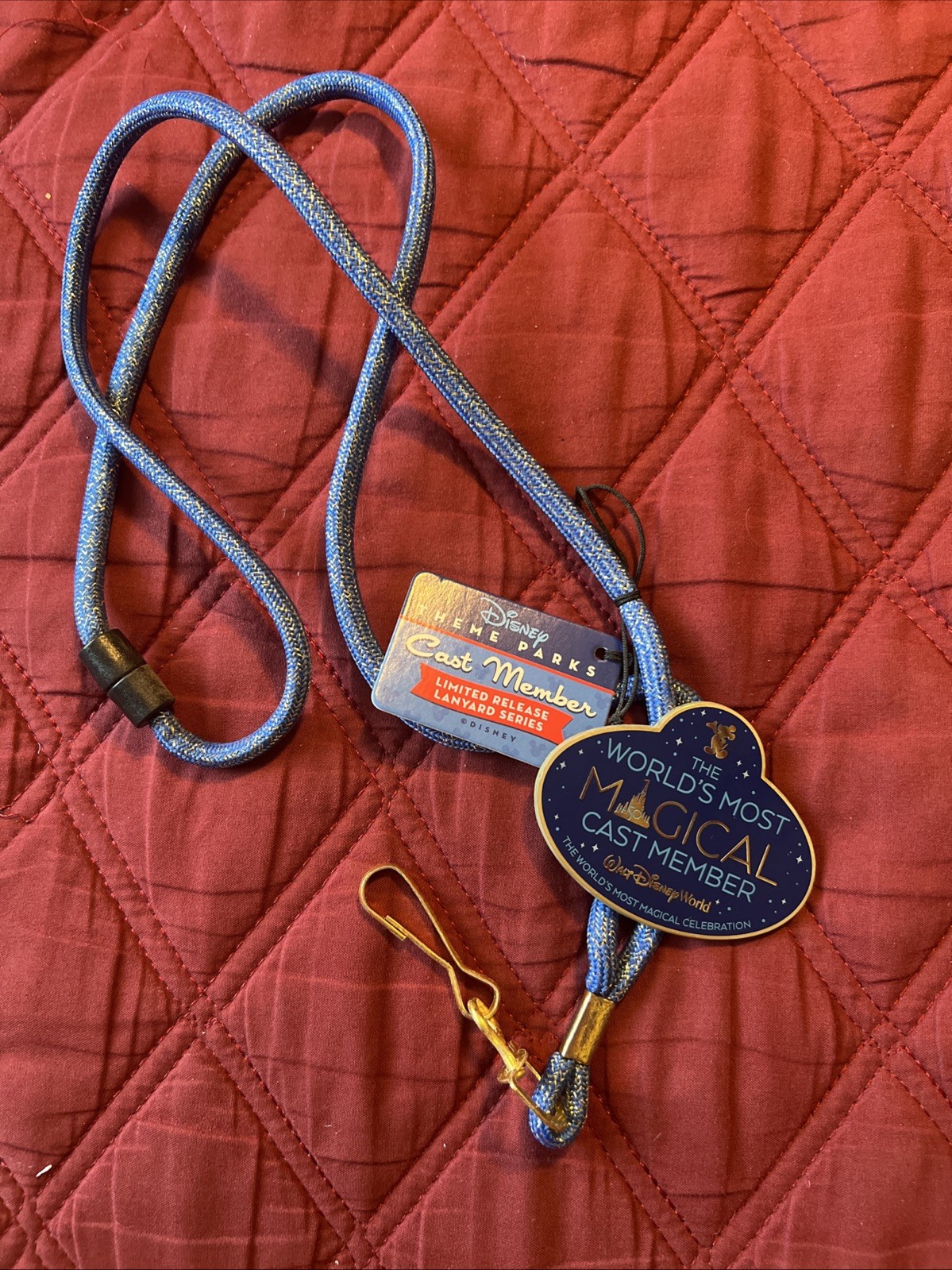 Disney World 50th Anniversary Exclusive BOLO Lanyard for Cast Members