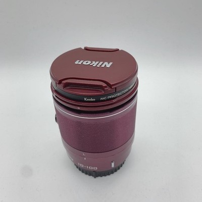 Nikon 1 NIKKOR VR 10-100mm f4-5.6 Red Lens with Caps and Filter