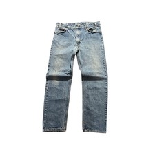 VTG Levi's 505 Jeans Mens 36x32 (Fits 34x30) Orange Tab Straight Leg USA Made