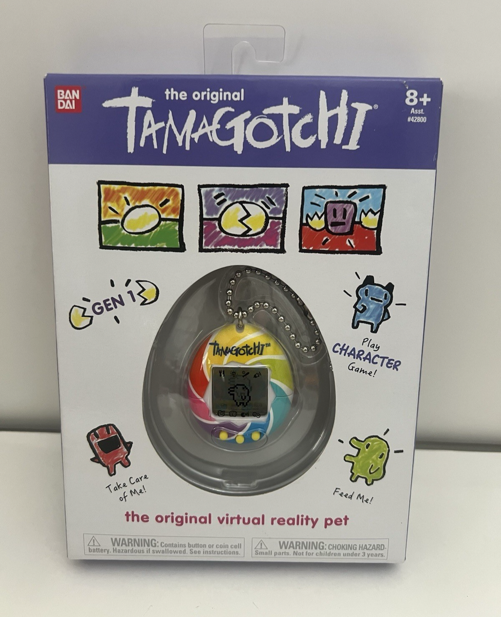 2021 Bandai TAMAGOTCHI #42879 GEN 1 Colorful Sealed Box NIP Ages 8