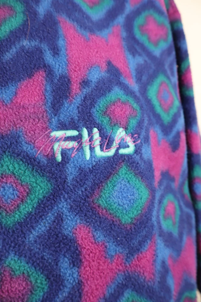 FILA POLARTEC FELPA CON BOTTONI UOMO TG 50 MAN SWEATSHIRT CASUAL VINTAGE PILE - Imagen 3 de 4