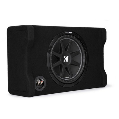 Kicker 48CDF124 Comp 12'' Subwoofer in Down Firing enclosure, 4-Ohm