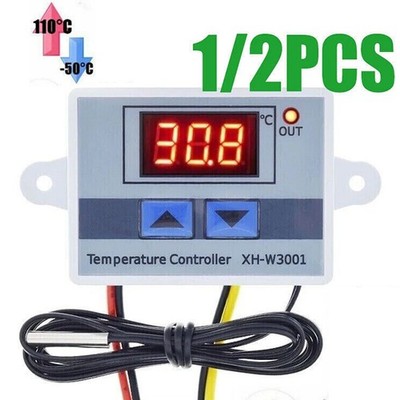 Digital led temperaturregler thermostat control temperatur regler DC 12V 120W DE