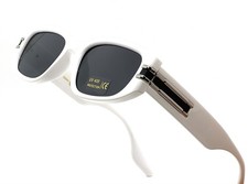 White Frame Women Sunglasses Fashion Designer Small Hip Hop Style Model Retro