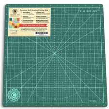 Rotating Self Healing Cutting Mat 14x14 13" Grid , Perfect for Quilting  Ar...