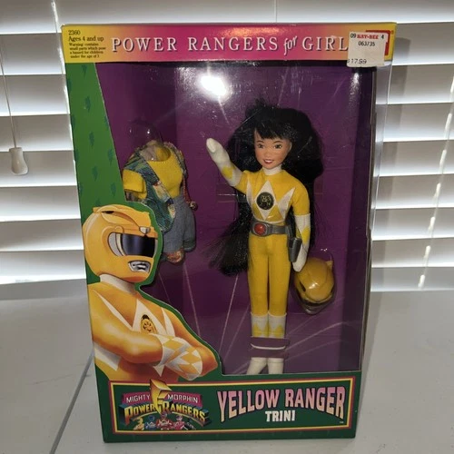 Vintage 1994 Mighty Morphin Power Rangers for Girls Trini Yellow 2362 Ban Dai