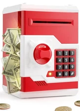 Piggy Bank for Girls Boys Large Electronic Money Coin Banks with Password Pro...