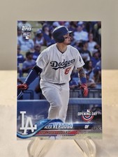 2018 Topps Opening Day Alex Verdugo Rookie Card # 128. rookie card picture