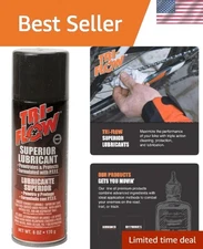 Tri Flow Teflon Lube Spray 6oz - Precision Aerosol for Enhanced Performance