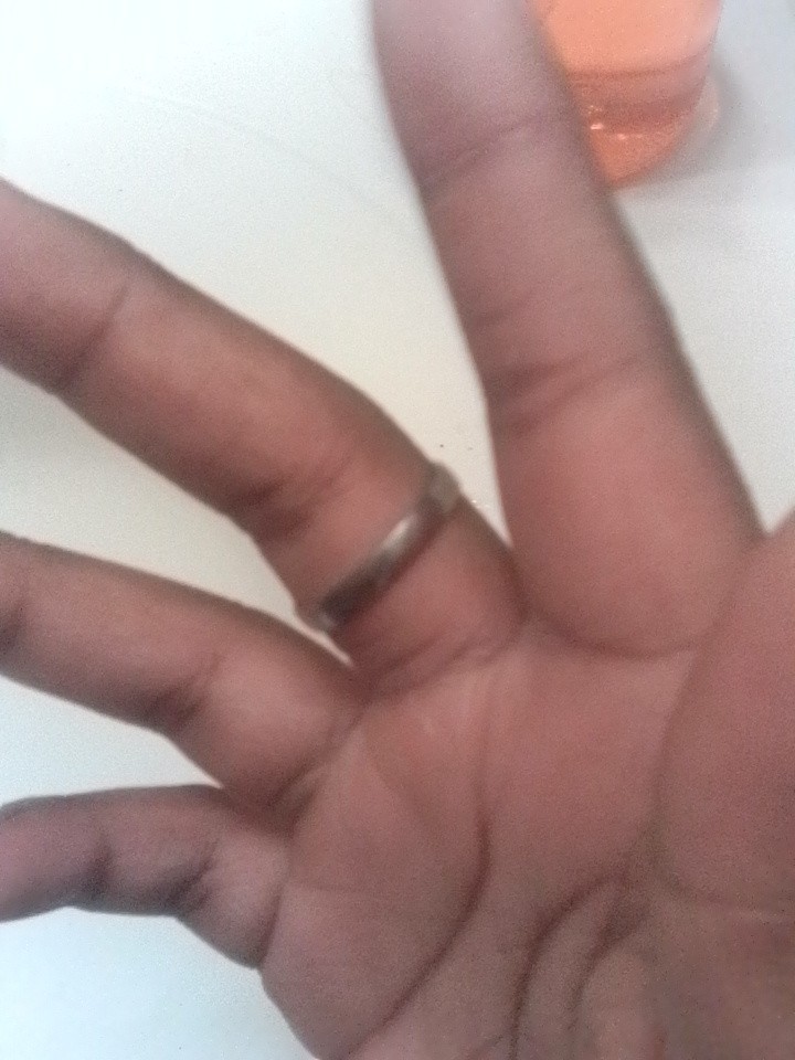 Silver Ring . Size Unknown - image 1