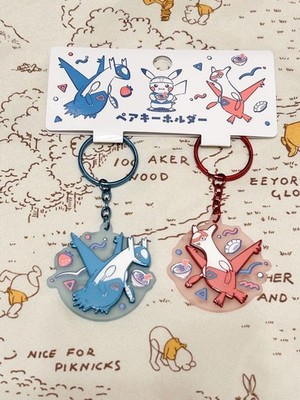 Pokemon Center Fukuoka Commemoration Pair Keyholder Latias