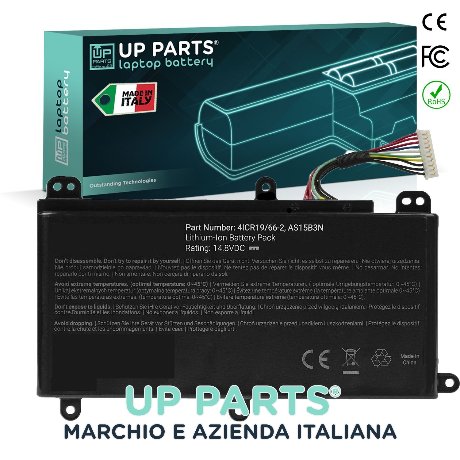 Nuova Batteria AS15B3N per Acer Predator 15 G9-591-71L2 | 88.8Wh