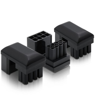 EZDIY-FAB GPU VGA PCIe 8 Pin U Turn 180 Degree Angle Connector Power Adapter ...