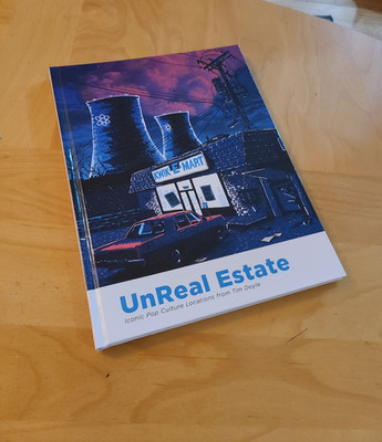UnREAL  ESTATE    by Tim Doyle Spoke ART BOOK  -  Pop Culture Famous Locations