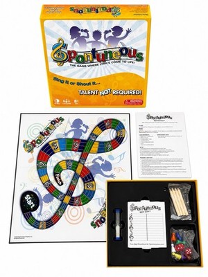 Spontaneous The Song Game Sing It or Shout It Talent Not Required New Open Box