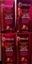 4 MIELLE Pomegranate & Honey Revitalizing Face Serum 1 fl oz/each box FREE S/H!