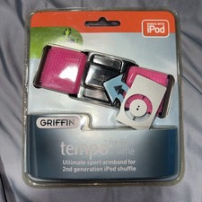 GRIFFIN tempo iPod Shuffle - White Sport Armband for 2nd Gen iPod Shuffle