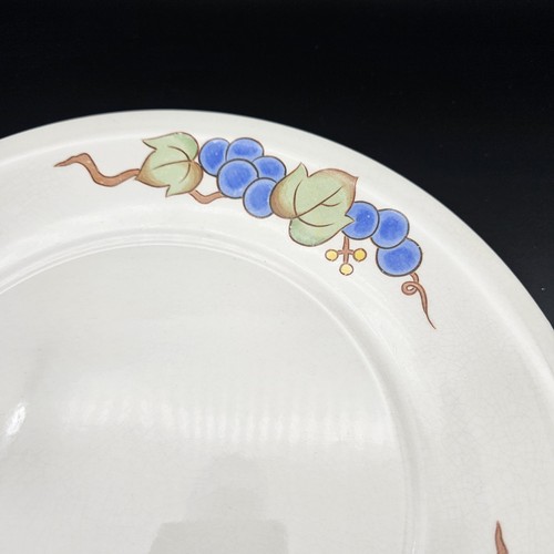 Vintage Terrine Suppenschüssel mit Traubenmustern mit Deckel & Bodenteller - Bild 11 von 22