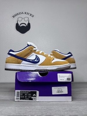 Size 12 - Nike SB Dunk Low Pro Laser Orange BQ6817-800 2020 White Purple Rare