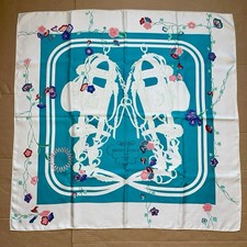 Hermes scarf silk Carre 90 cm Brides de Gala 35"
