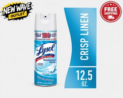 Lysol Disinfectant Spray, Antibacterial, Crisp Linen Scent, 12.5 fl oz