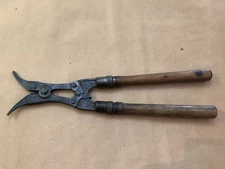 Vintage Original Wood Handle WWII German Engineer’s Barbed Wire Cutters Unmarked