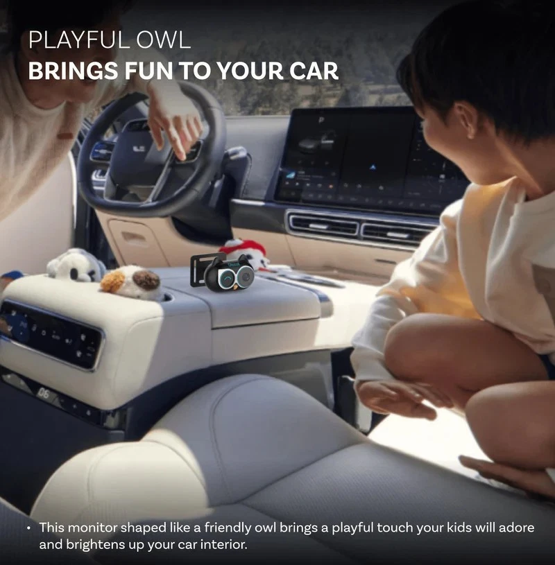 Ottocast Wireless Carplay Adapter Baby Car Camera 1080P Rear Seat Safety for Pet - Image 3 of 4