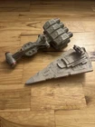 1997 Kenner Star Wars Collector Fleet Electronic Star Destroyer -Tantive IV Work