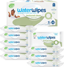 WaterWipes Baby Wipes 540ct  99.9 Water  Unscented  Hypoallergenic  9 Pack