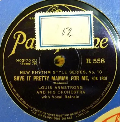 SCHELLACK The Chocolate Dandies / Louis Armstrong And His Orchestra Star Dust /