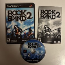 Rock Band 2 CIB PS2 Complete w/ Manual PlayStation 2 CIB TESTED