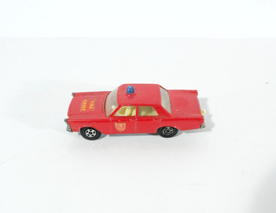 Matchbox Lesney Superfast 59 Mercury Fire Chief Car | Red Diecast Unboxed F1