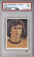 1978 Bergmann Verlag Fussball WM 78 #231 Zico PSA 7