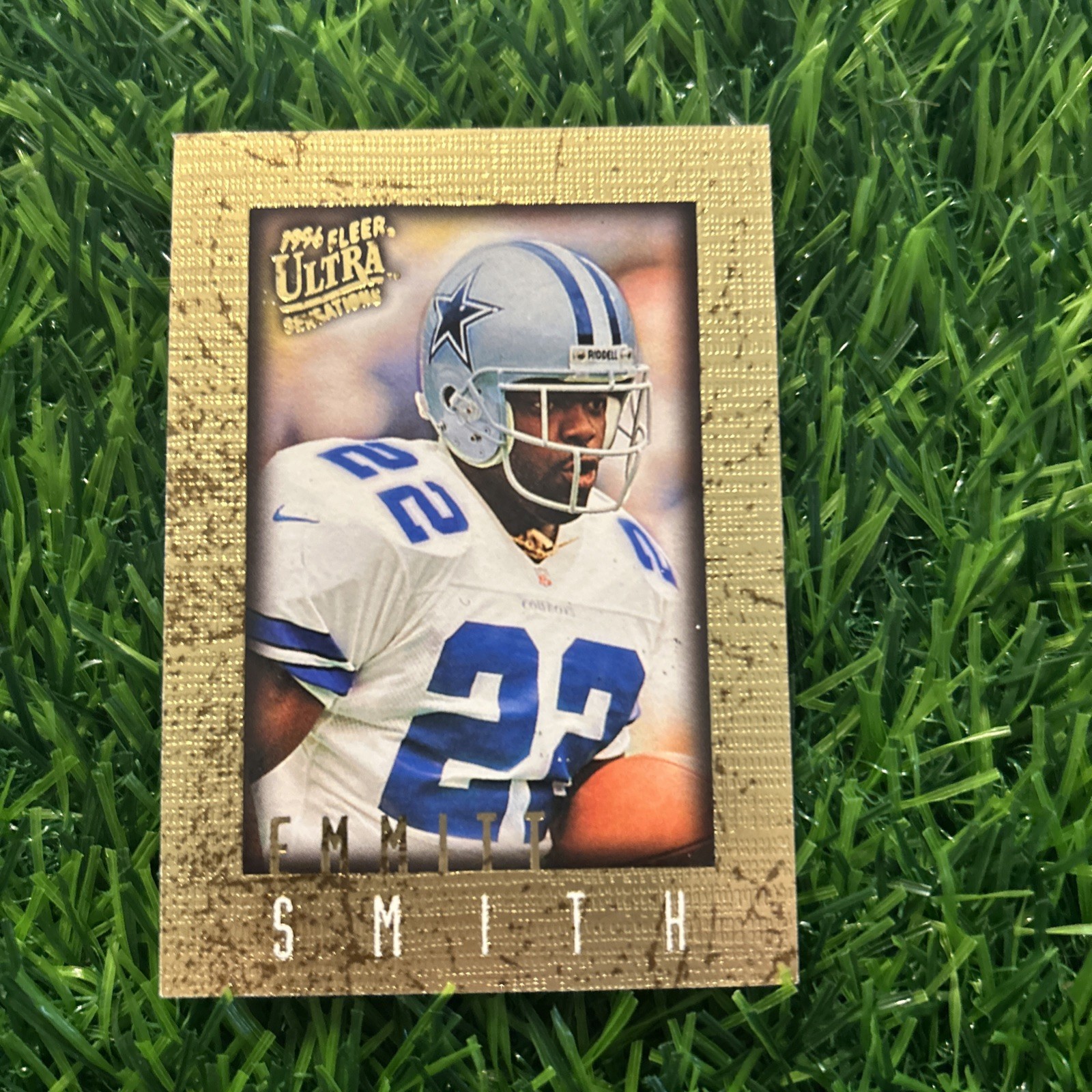1996 Fleer Ultra Sensations - Marble Gold #29 Emmitt Smith Dallas Cowboys F59