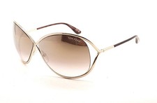TOM FORD TF 130 Miranda Sunglasses 28G Gold / Brown -Gold mirror 66 new