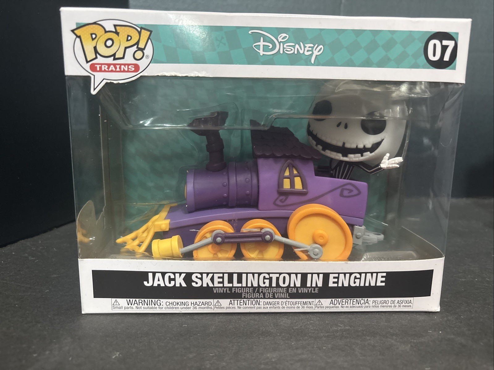 Funko Pop! Trenes Disney Pesadilla antes de Navidad Jack Skellington Motor #07