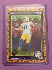 2024 Score-A-Treat #167 Cameron Dicker Chargers Orange Pumpkins
