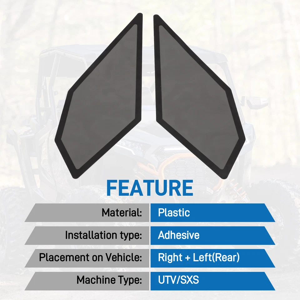 For Polaris RZR Turbo R Rear Inner Intake Screen Set Left &Right 5456091 5456092 - Image 4 of 4