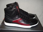 100% AUTHENTIC NEW MEN PRADA BLACK SIDE ZIP HIGH TOP SNEAKERS 7/US 8 — photo 7