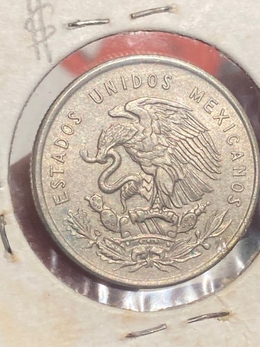1950 Mexico, 50 Centavos Vintage Silver Coin Cuauhtemoc One Year Type - Picture 2 of 2