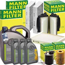 MANN INSPEKTIONSPAKET passend f&uuml;r MERCEDES GLE W/X166 350d+ORIGINAL 5W30 MOTOR&Ouml;L