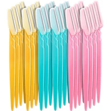 24x Eyebrow Razor Shaver Blade Face Hair Trimmer Makeup Beauty Dermaplaning